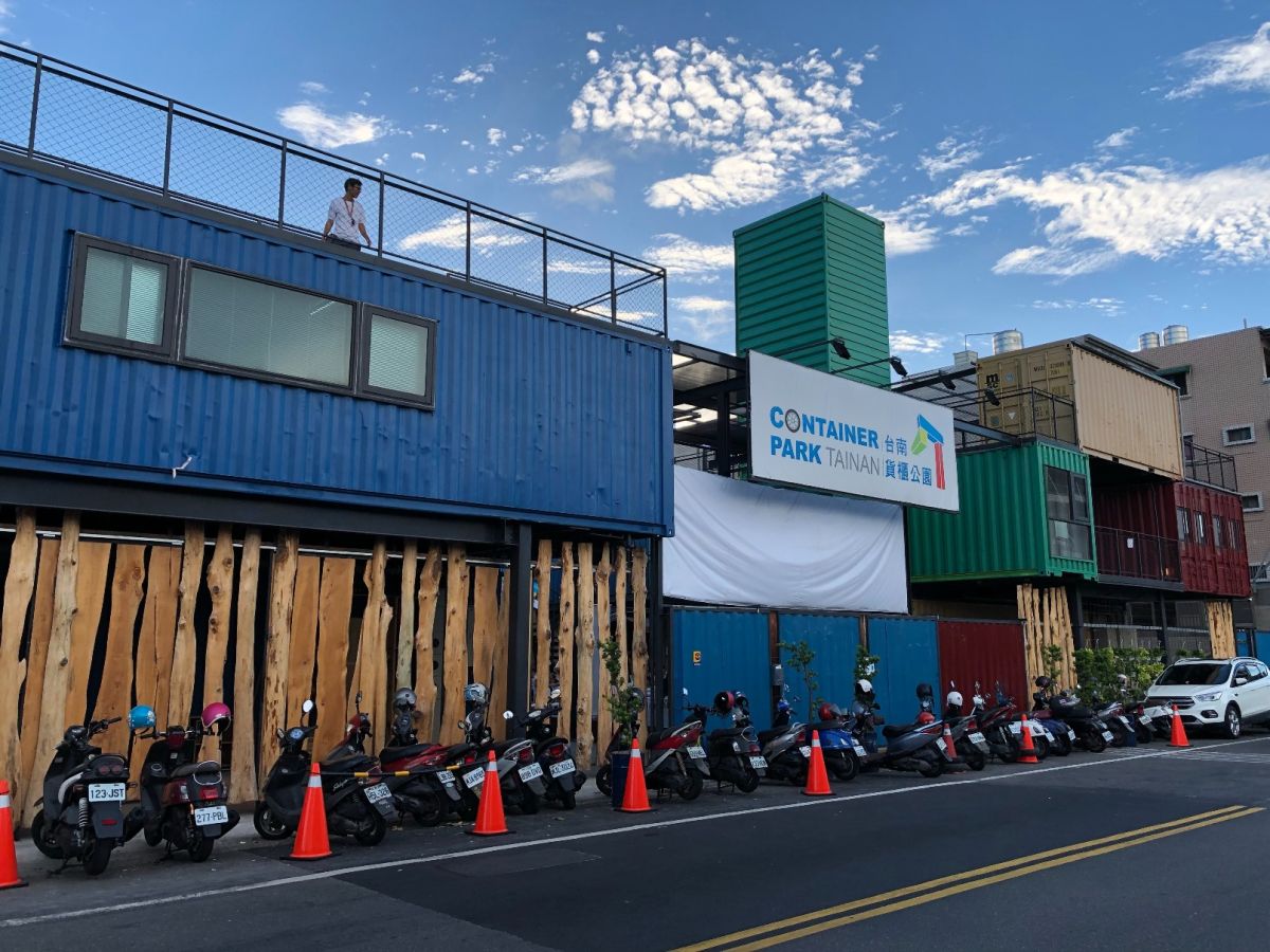 ▲「台南貨櫃公園」6月6日開始試營運。（圖／記者陳聖璋攝，2019.06.06）