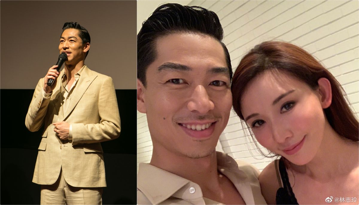 ▲AKIRA訪台偷見林志玲。（圖／亮點國際、林志玲微博）
