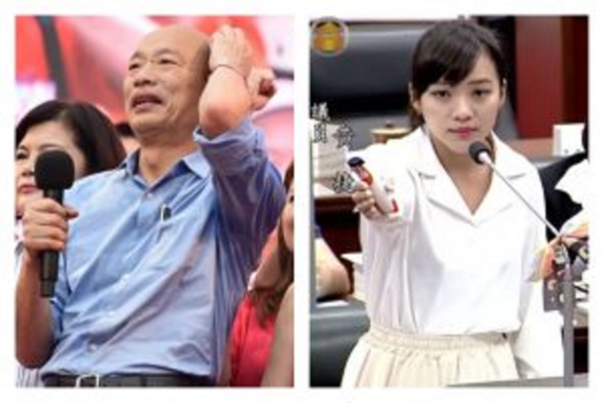 ▲時代力量議員黃捷昨（ 6 ）晚在臉書公開韓國瑜的缺勤紀錄與高雄市長韓國瑜再次針鋒相對，對此高市府強調市長大部分請假仍在從事公務　且請假不會公私不分。（合成圖／NOWnews攝影中心，翻攝自黃捷youtube）