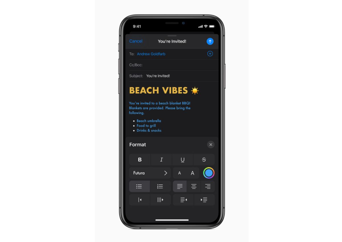 ▲iOS 13新增「深色模式」，讓每個APP呈現較深色調的出色外觀。（圖／翻攝蘋果官網）