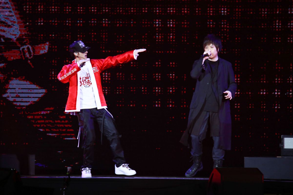 ▲王力宏《龍的傳人2060》世界巡迴演唱會台北站，嘉賓邀請五月天主場阿信。（圖／記者葉政勳攝 , 2019.06.08）