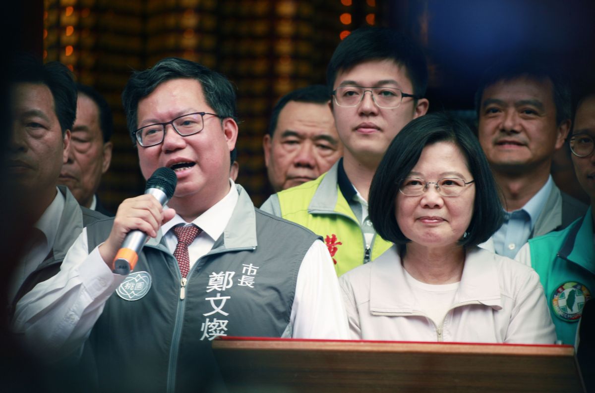 ▲鄭文燦表示自己公開支持小英已經很久了，之前因列名黨內協調5人小組，不方便表態，現在進入初選階段，決定把立場再說明清楚。（圖／記者李春台攝,2019.06.09）