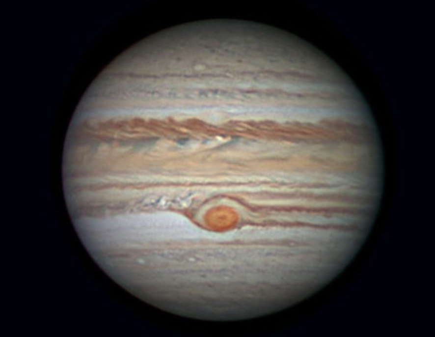 木星明晚最接近地球。（圖／擷自台北天文館）