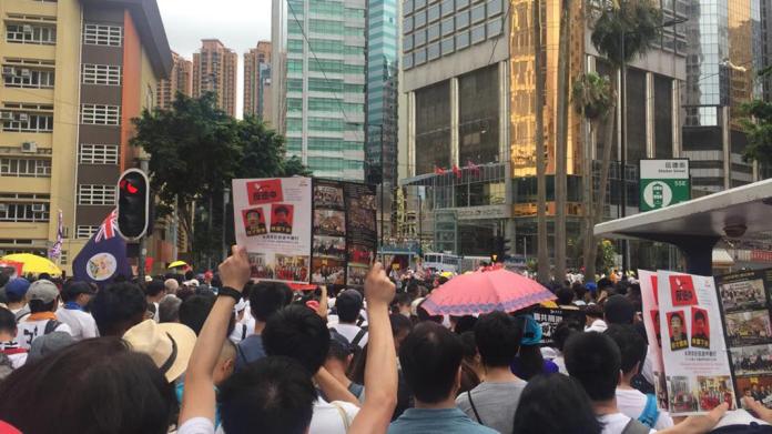香港於6月9日舉辦「反送中遊行」，主辦單位民間人權陣線預估有50萬人走上街頭。(圖／摘自民間人權陣線官方絲團)