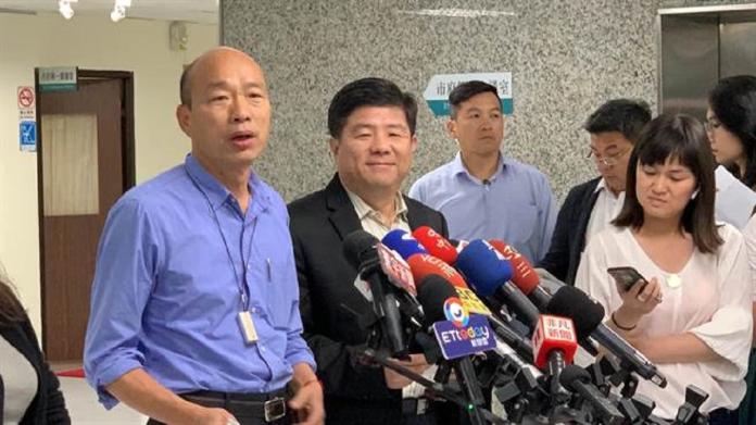 韓國瑜發表「三個不容懷疑的決心」　回應香港反送中運動
