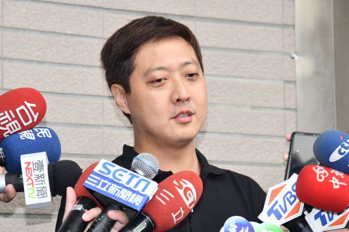 ▲馬如龍兒子黃士庭出現說明。（圖／記者林柏年攝，2019.06.10）