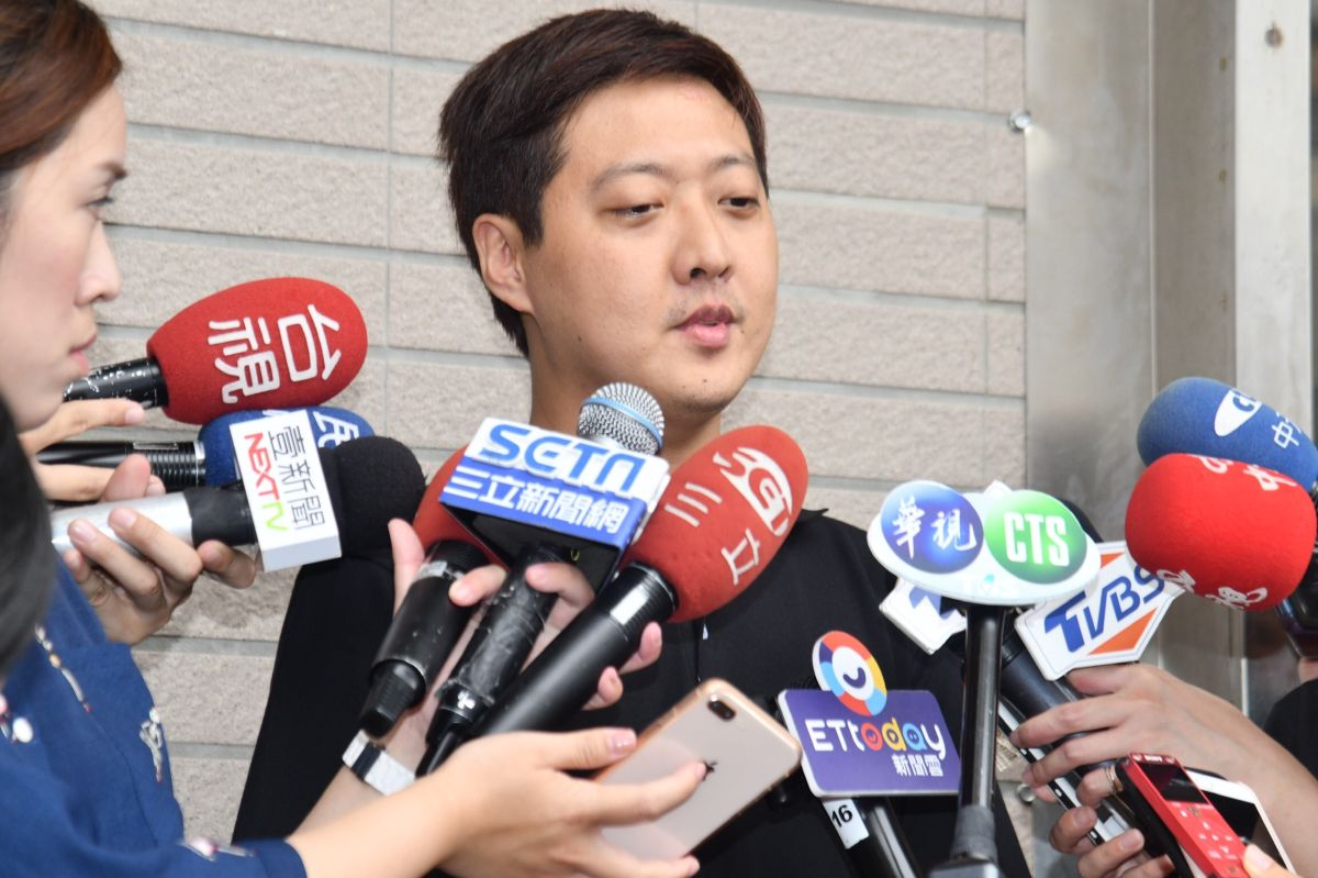 ▲馬如龍兒子黃士庭現身。（圖／記者林柏年攝，2019.06.10）