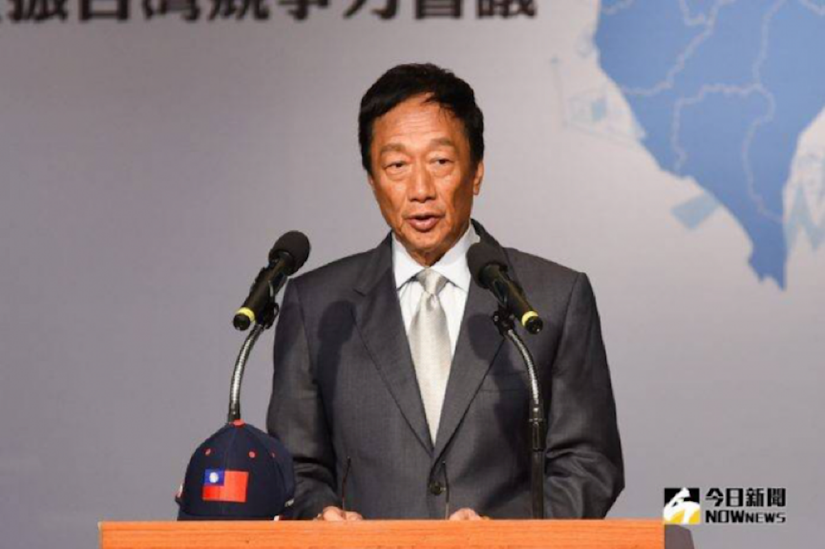 ▲鴻海董事長郭台銘。（圖／記者葉政勳攝）