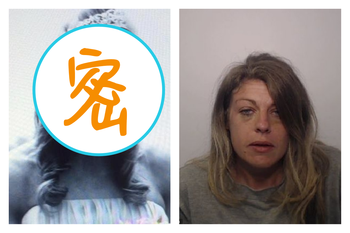 ▲海洛因毒蟲昔日照曝光，跟警方拍攝照片差異極大。（合成圖／翻攝自每日郵報）