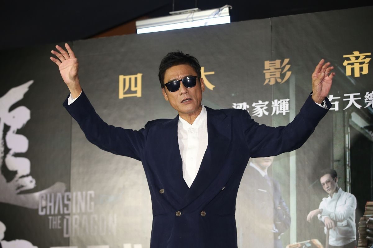 ▲梁家輝來台宣傳電影《追龍II：賊王》。（圖／記者林柏年攝，2019..06.10）