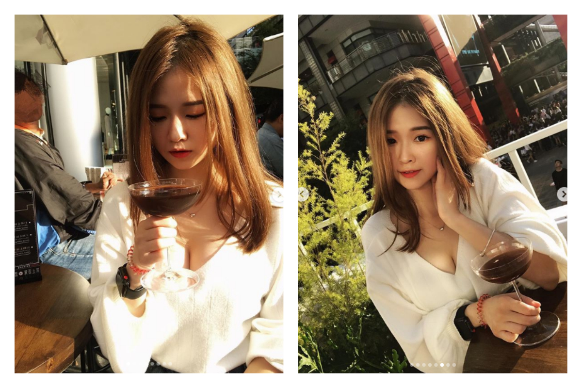 ▲一名網友在 PTT 表特版分享一位正妹會計，「童顏巨乳」引發討論。（圖／翻攝自 IG ）