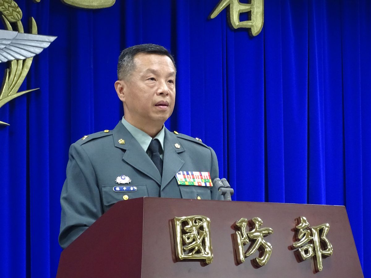 ▲國防部發言人陳中吉少將任職軍事發言人3年多，將調任陸軍後勤指揮部政戰主任。（圖／記者呂炯昌攝, 2019.6.11）