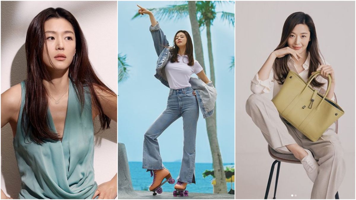 ▲全智賢身材高挑、膚質細緻透亮。（圖／翻攝自IG@stonehenge_official、nepaofficial、rougenlounge_official）