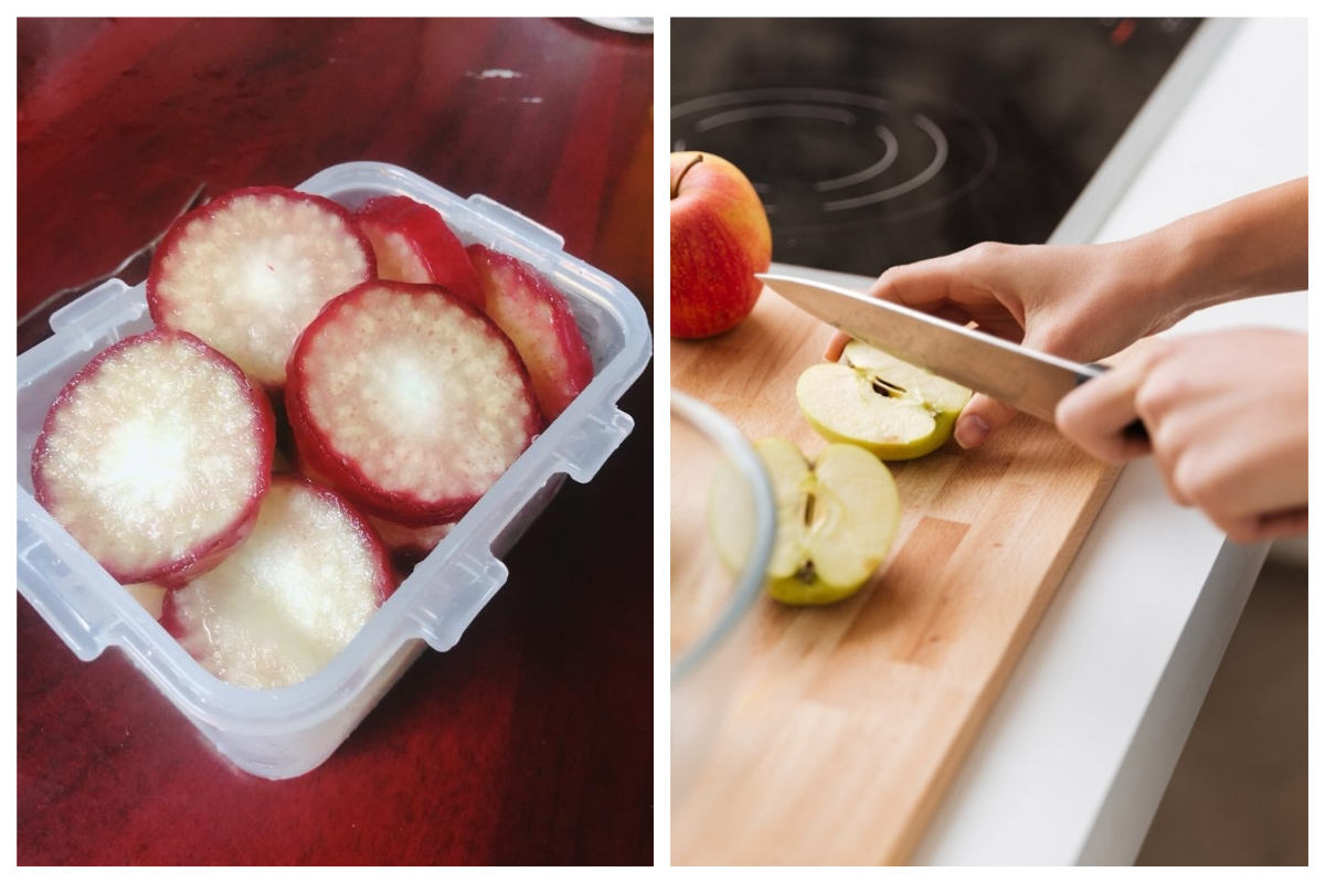 ▲奇特的切法，你看得出來這是「蓮霧」嗎？（合成圖／翻攝自 PTT／翻攝自集圖網）