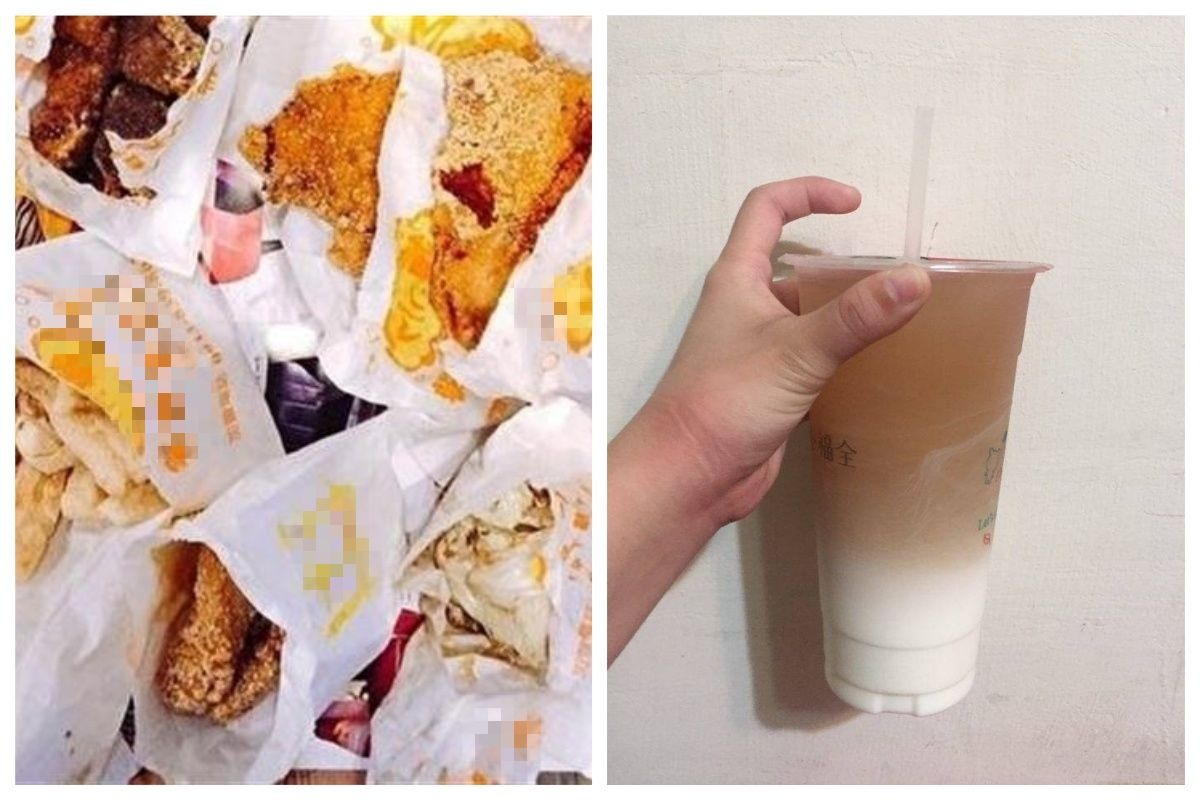 ▲一名自稱是鹹酥雞店的店員在網路上 PO 文，笑稱自己某天遇上了一位清心的店長跑來買炸物，於是他用一招「完美復仇」。（示意合成圖／中央社資料圖片／NOWnews 資料圖片）