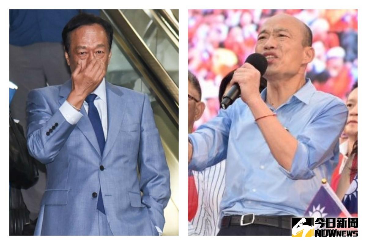 對郭台銘不滿特定媒體挺韓，韓國瑜說黑韓媒體也很多，郭董可能剛跨到政治，需要時間適應。 (圖/Nownews資料照)