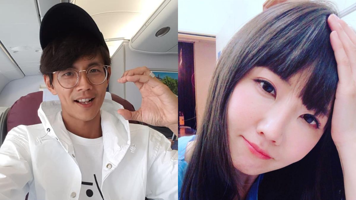 ▲阿翔（左）、謝忻不倫戀曝光。（圖／臉書）