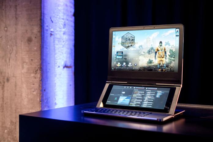 ▲英特爾Honeycomb Glacier概念筆電配備第二螢幕，為遊戲玩家帶來PC外形創新。（圖／Intel提供）