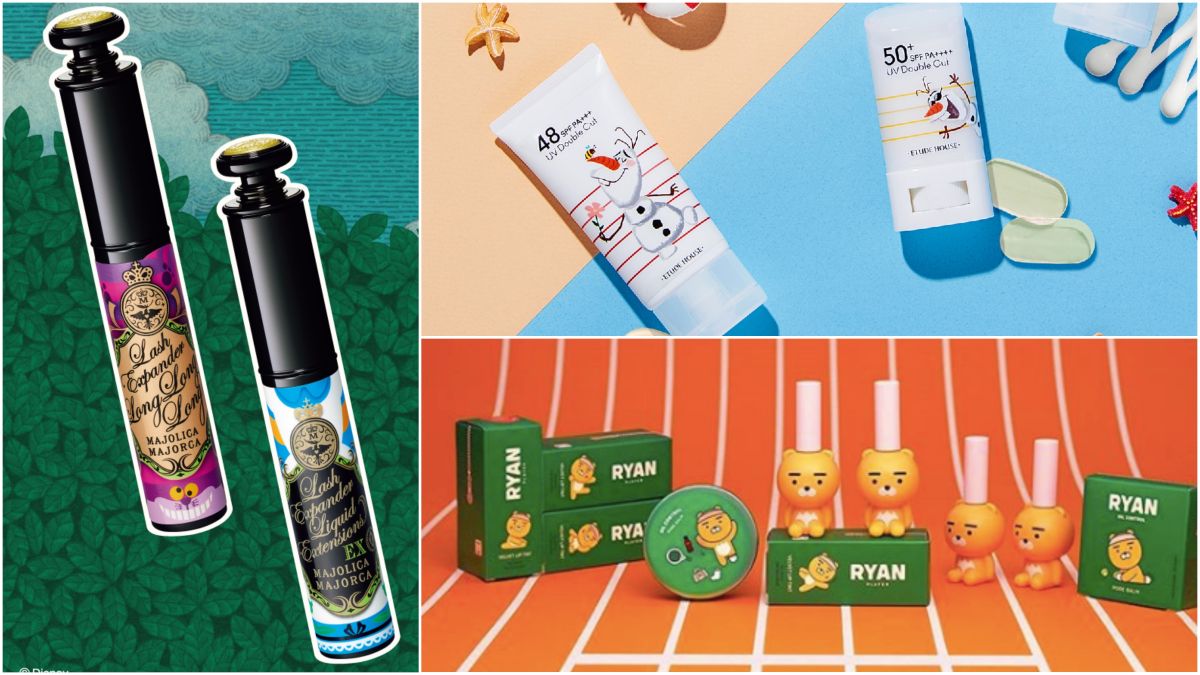 ▲童趣美妝聯名正夯。（圖／戀愛魔鏡、ETUDE HOUSE、THE FACE SHOP）
