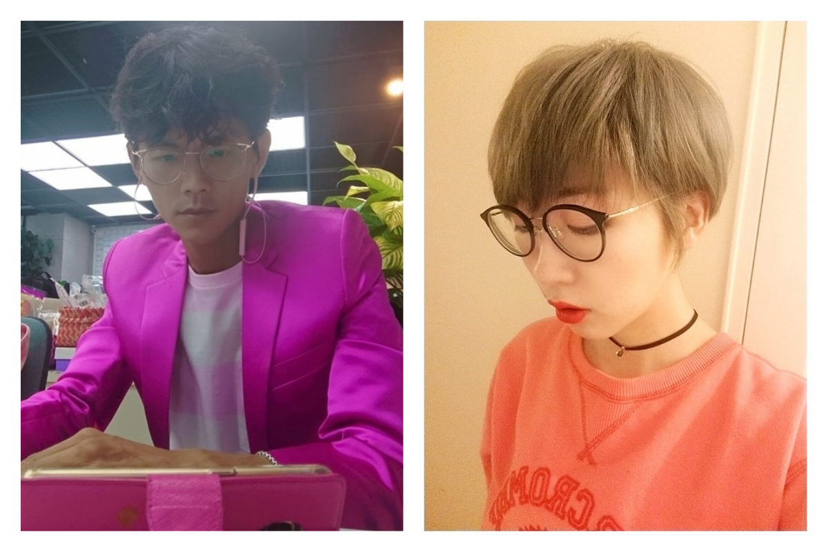 ▲廣告小妹評點阿翔道歉記者會（合成圖／臉書）