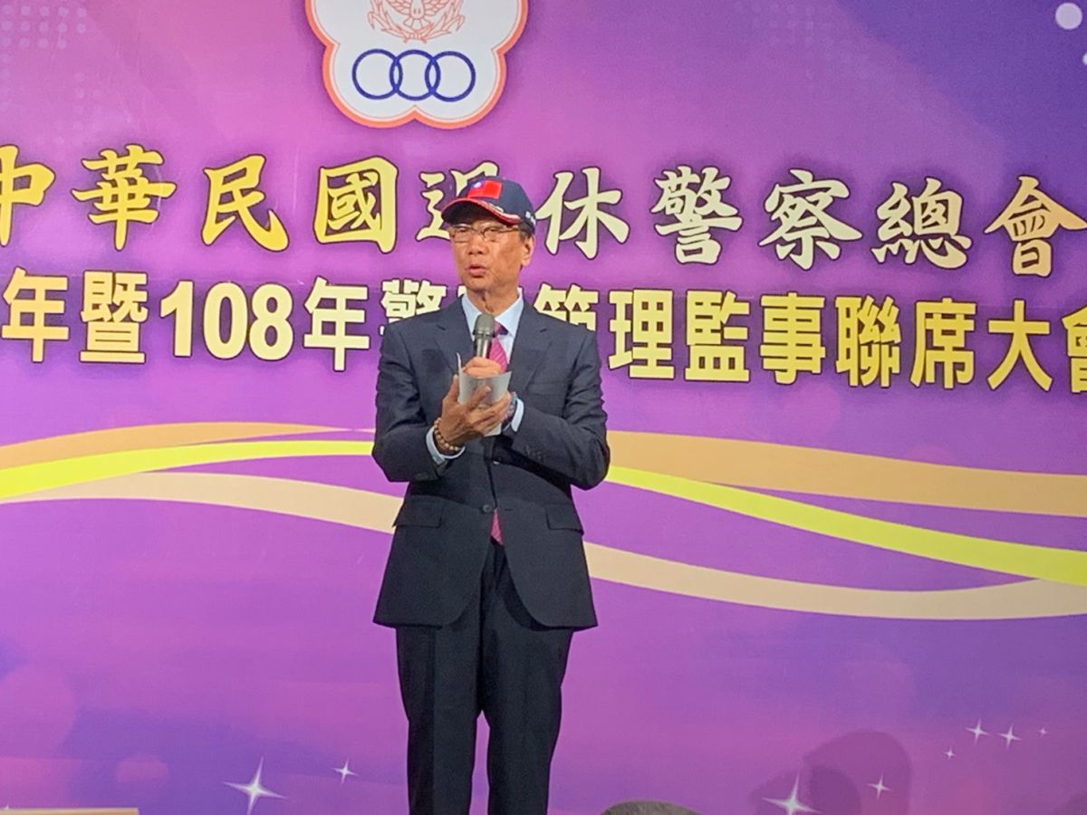 ▲郭台銘12日強調香港反送中遊行是民主過程不會干涉，但希望多些理性。（圖／記者宋原彰攝，2019.06.12）