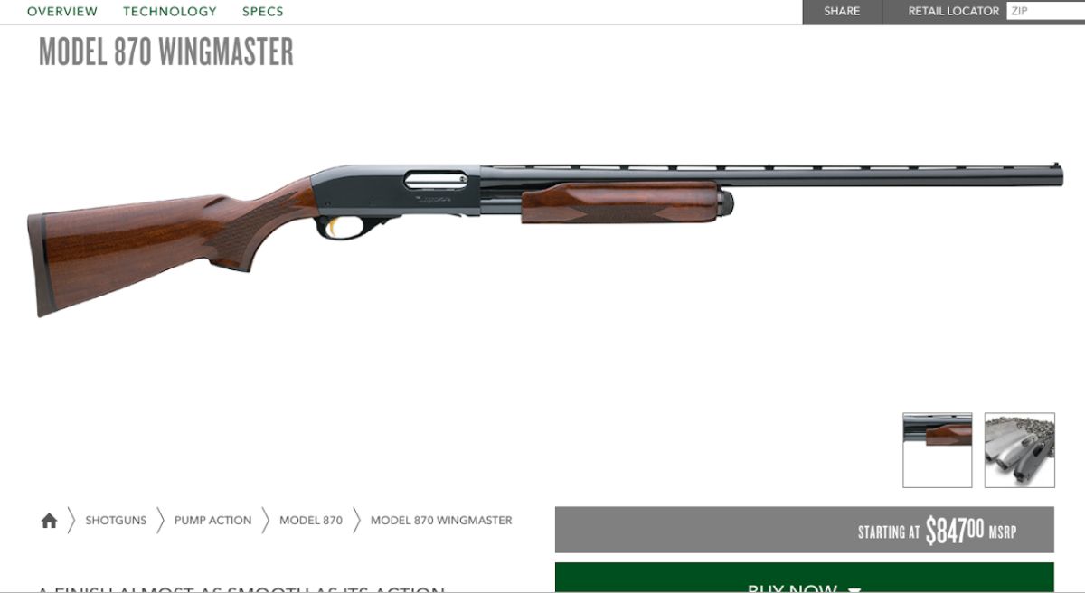 ▲香港政府用來發射布袋彈的雷明頓870霰彈槍，除了港警使用外，海關與懲教署也採用。我國則是獲得海巡署特勤隊使用。（圖／翻攝自雷明頓官網,）

