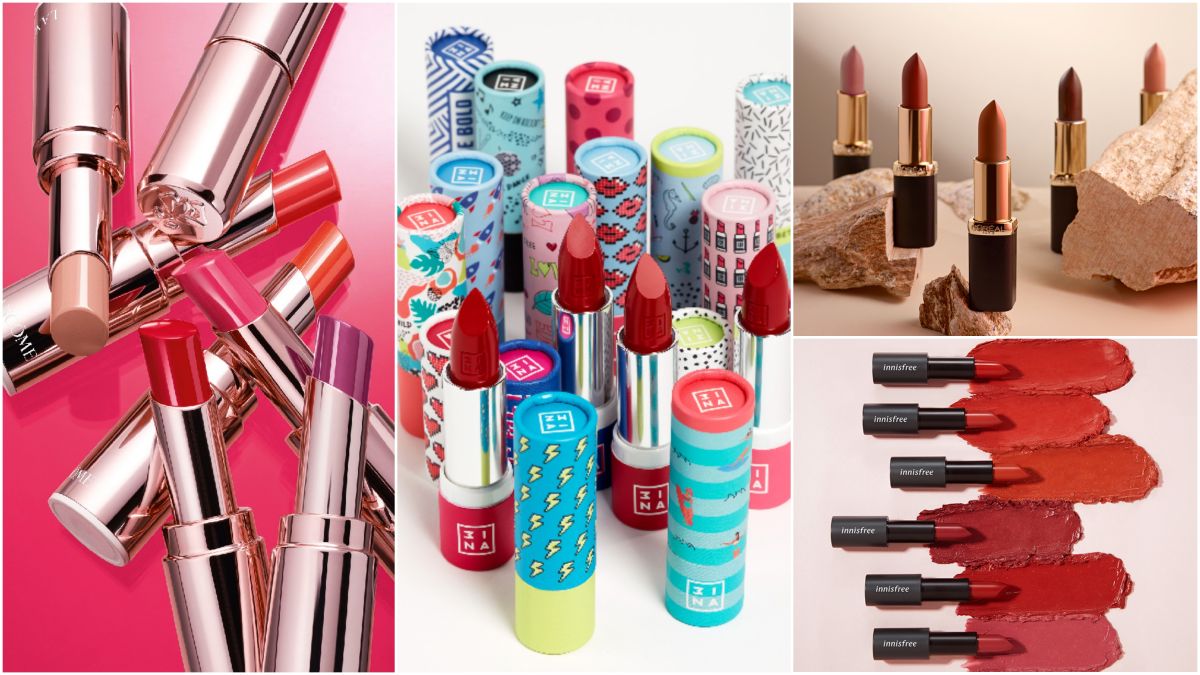 ▲小姊姊色就是溫柔的色調，毫無距離感。（圖／蘭蔻、3INA 、巴黎萊雅 、innisfree）