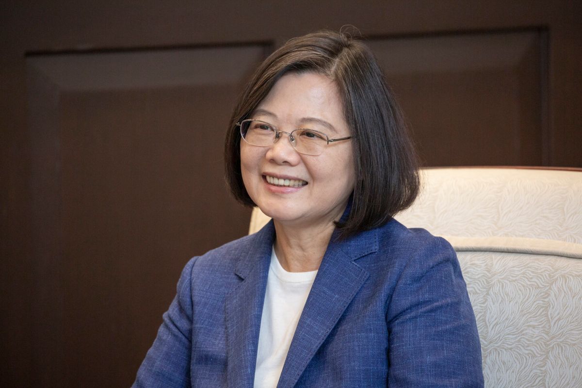 蔡英文總統13日接見布魯金斯研究院「美日政治學者訪問團」。（圖 / 總統府提供）