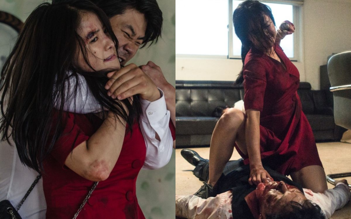 ▲李是英片中為了妹妹尋仇。（圖／可樂電影）