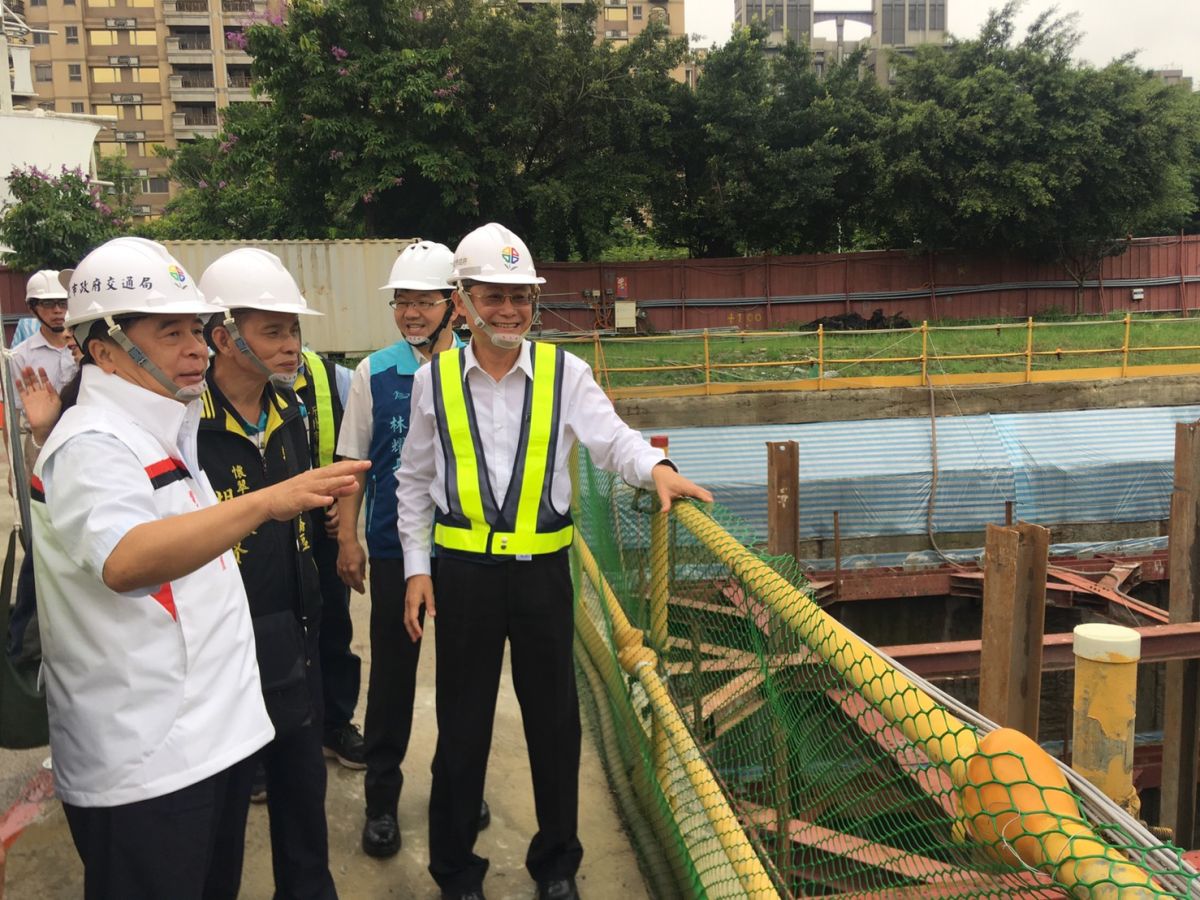 ▲板橋音樂公園地下停車場力拚明年6月完工。（圖／記者蔡琇惠攝，2019.06.13）

