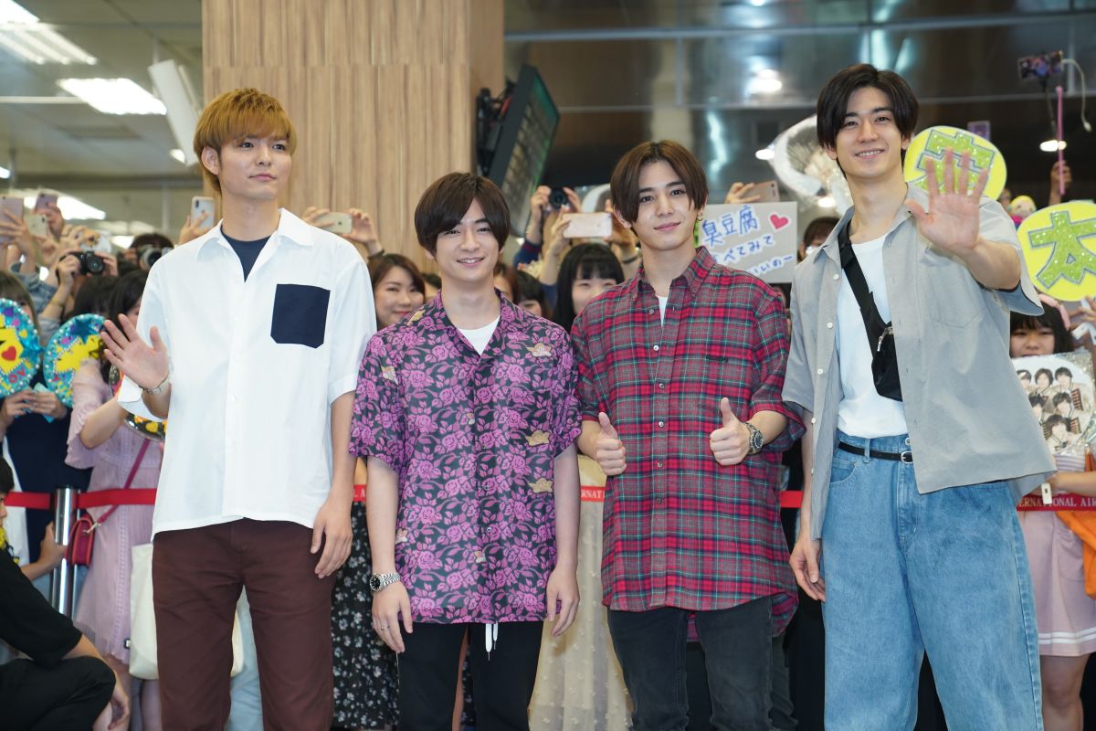 ▲Hey! Say! JUMP驚喜來台。（圖／記者陳明安攝）
