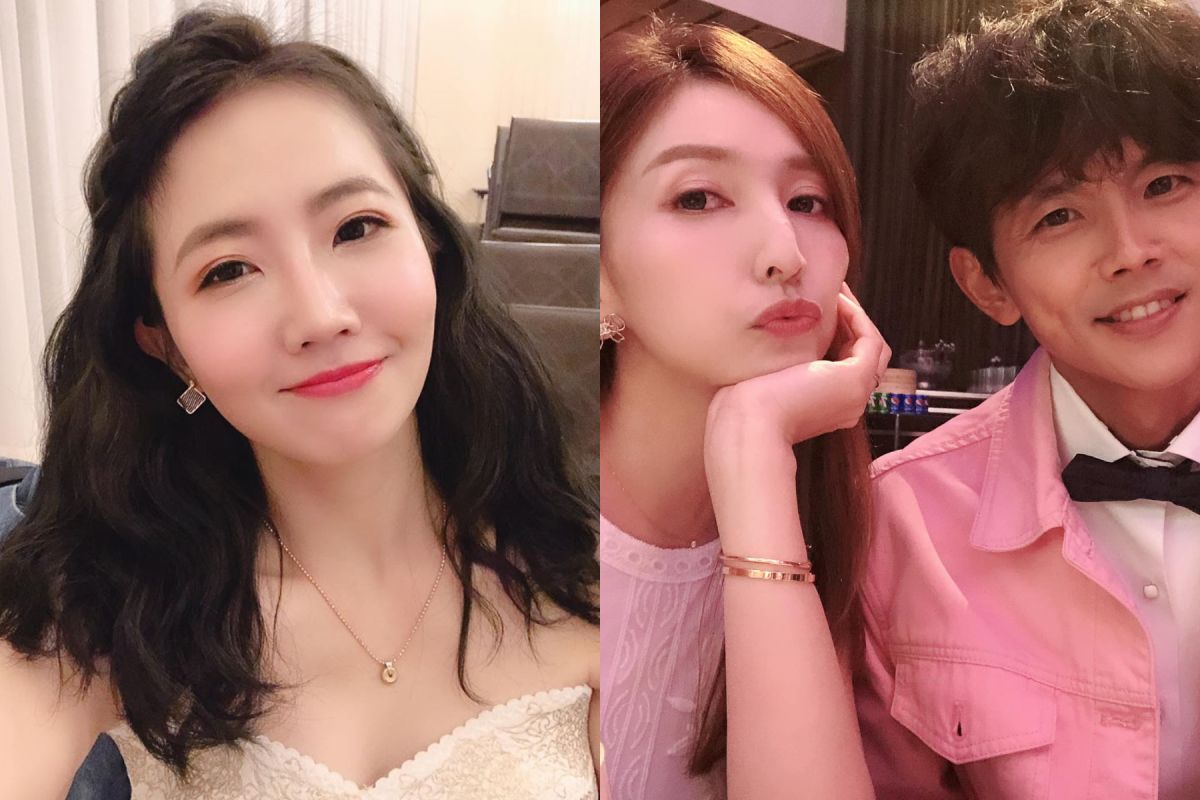 ▲謝忻與阿翔在大街上激吻。（圖／翻攝臉書）
