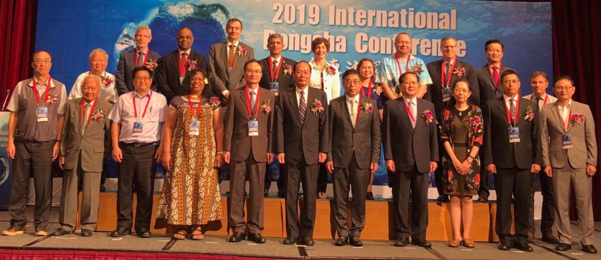 ▲行政院海洋委員會舉辦東沙國際研討會，以共同推動國際海洋治理工作，促進海洋保護與永續利用。(圖／記者黃謝美蘭攝，2019.06.14)
