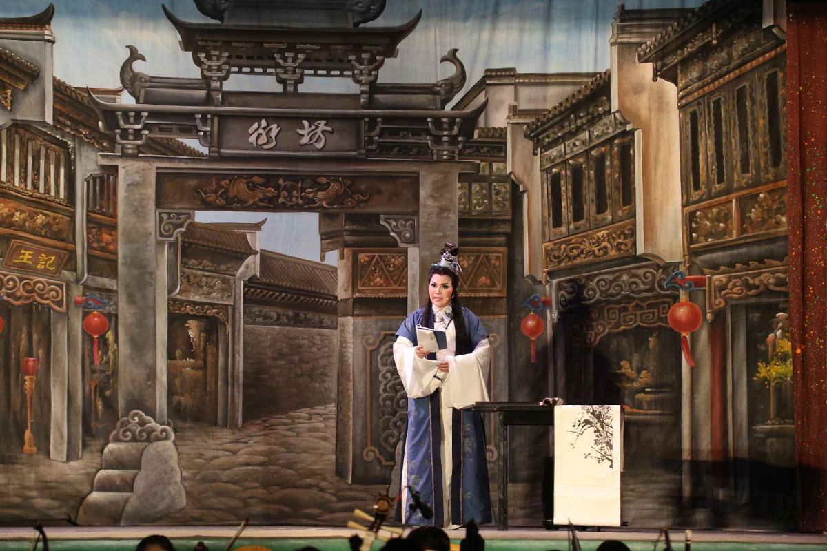 ▲知名歌仔戲小生唐美雲以及傳藝金曲獎最佳演員獎小咪領銜主演《花田錯》，將於15日晚上7點30分在水林鄉通天府廣場隆重登場。（圖／唐美雲歌仔戲團提供）