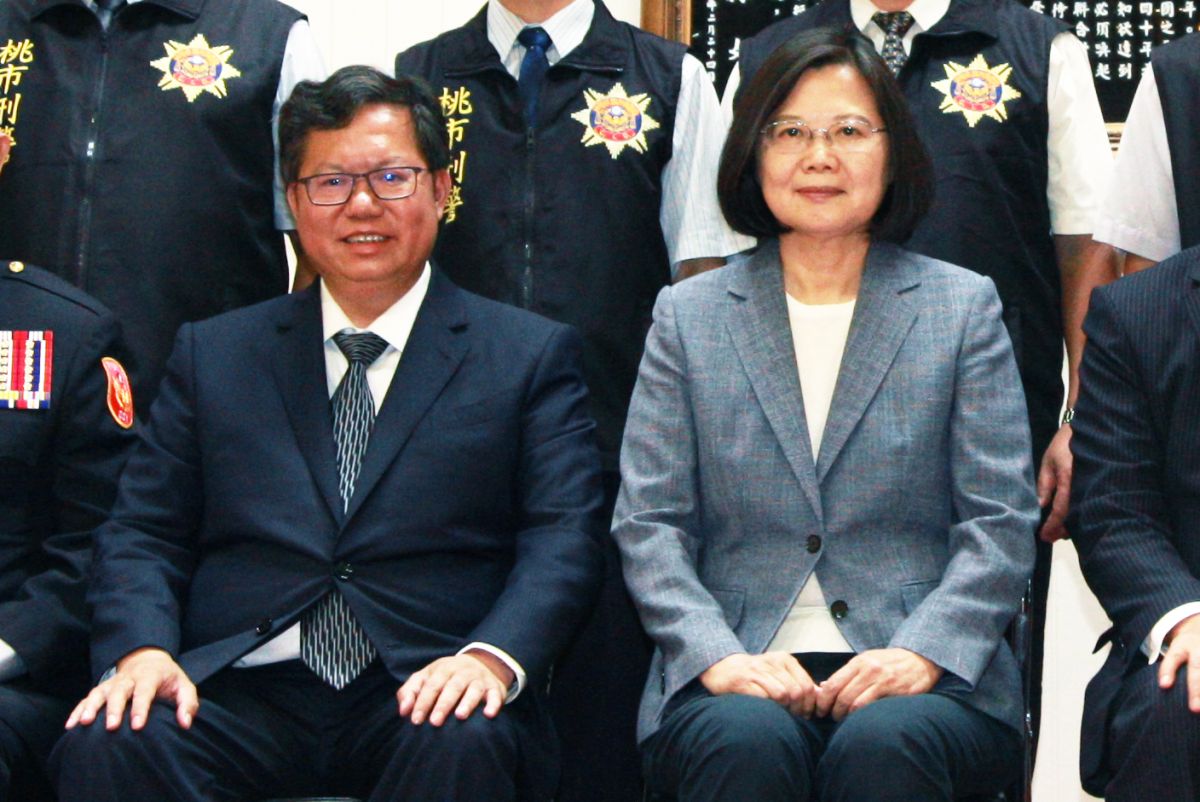 ▲桃園市長鄭文燦在初選完後也頻被點名擔任副手，鄭文燦今天受訪時表示「我沒想過，做市長就是要把市長的工作做好。」（圖／記者李春台攝, 2019.06.14）