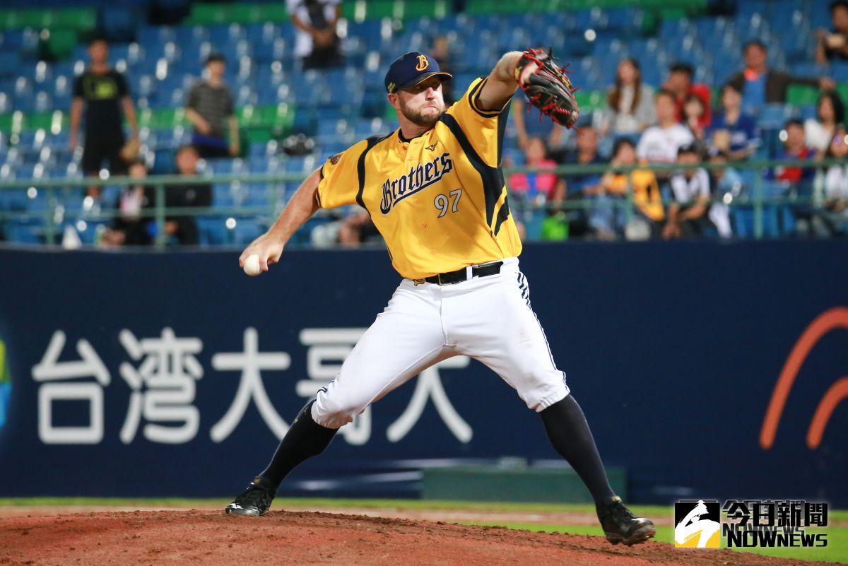 ▲中信兄弟投手萊福力。（圖／記者葉政勳攝 , 2019.06.14）