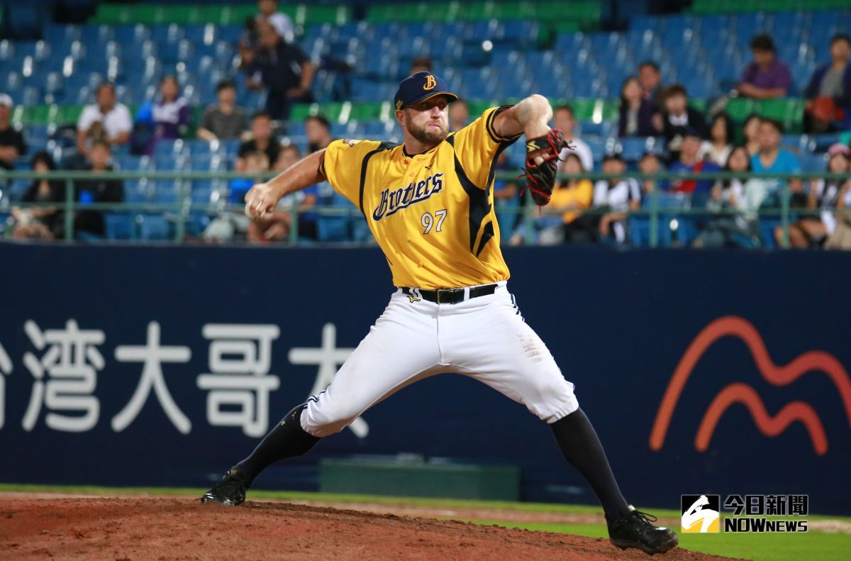 ▲中信兄弟投手萊福力。（圖／記者葉政勳攝 , 2019.06.14）
