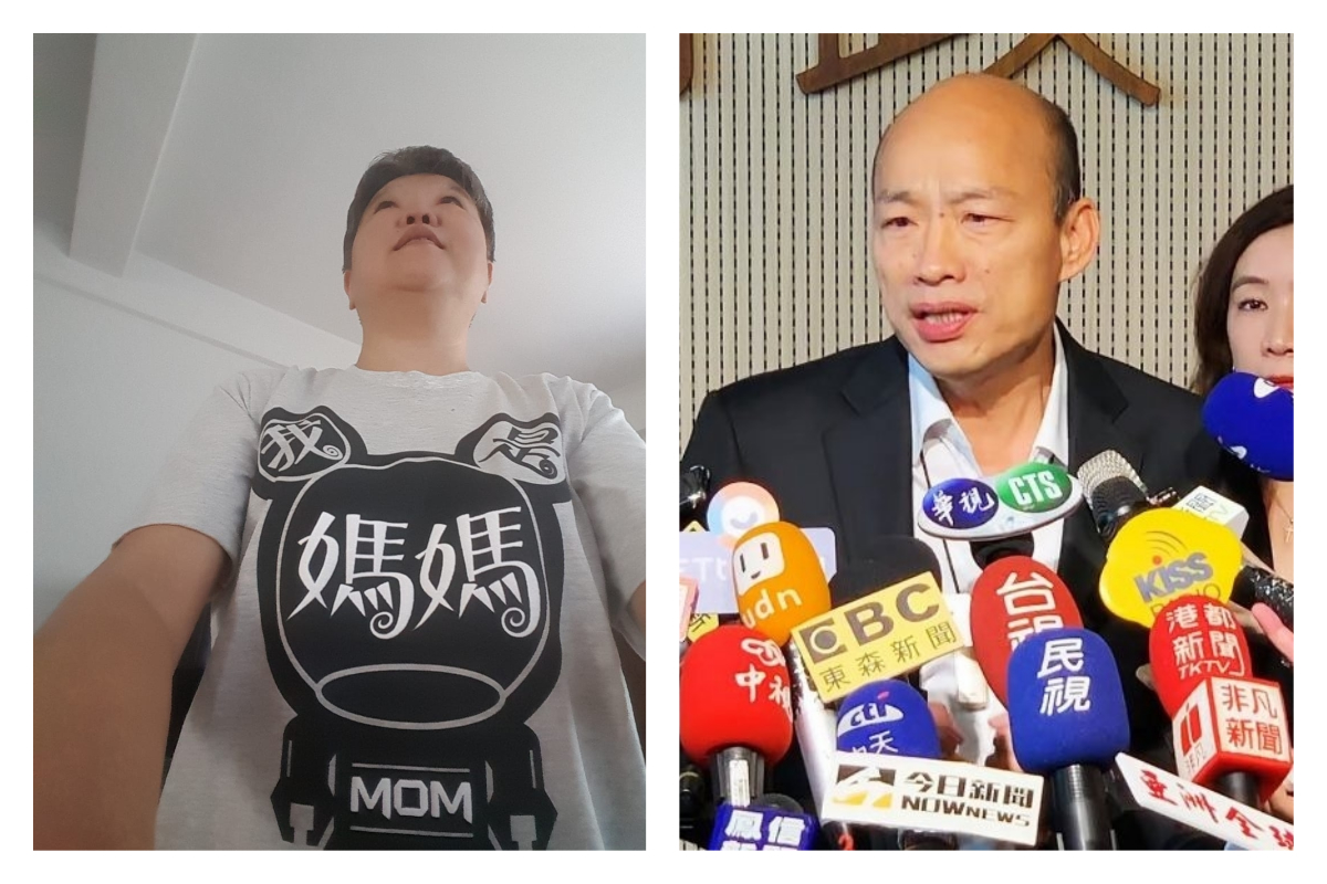 ▲韓國瑜揚言提告，黃光芹回嗆韓沉不住氣。（合成圖／翻攝自黃光芹臉書，NOWnews資料照片）