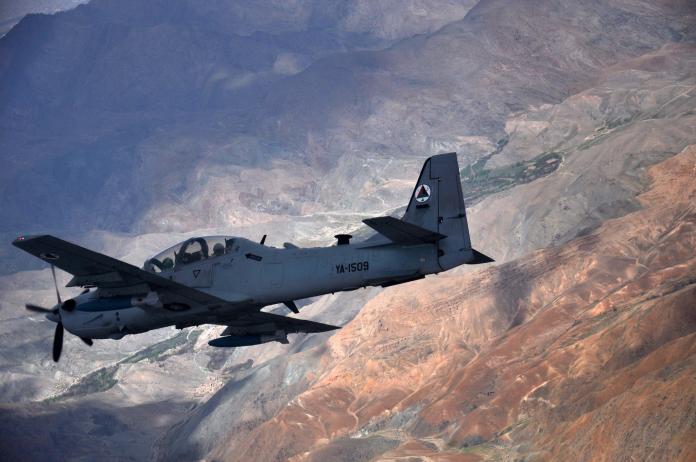 ▲美國提供阿富汗A-29攻擊機，用來打擊恐怖分子。（圖／美國空軍,）