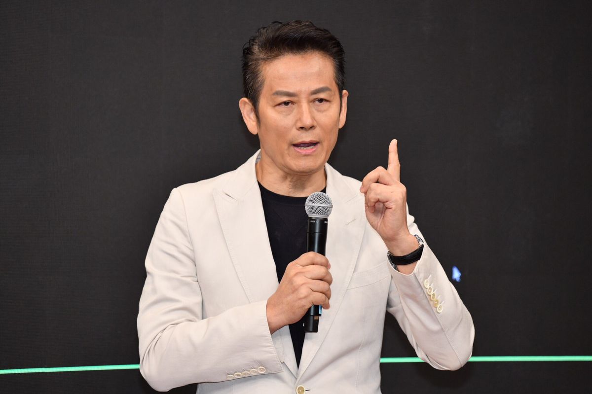 ▲徐乃麟被控詐財8千萬，再開記者會澄清。（圖／記者陳明安攝）
