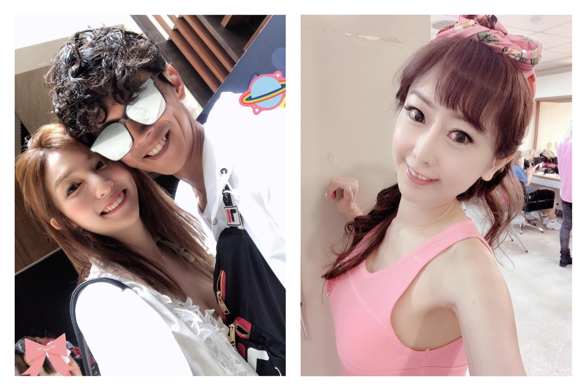 ▲知名網紅 E 奶辣模「 T 妹」（圖右）在臉書踢爆，演藝圈內還有兩對模範夫妻，檯面上看似甜蜜，老公私底下卻是找小三、上酒店，行徑相當誇張。（圖／翻攝自 Grace 、 T 妹臉書）