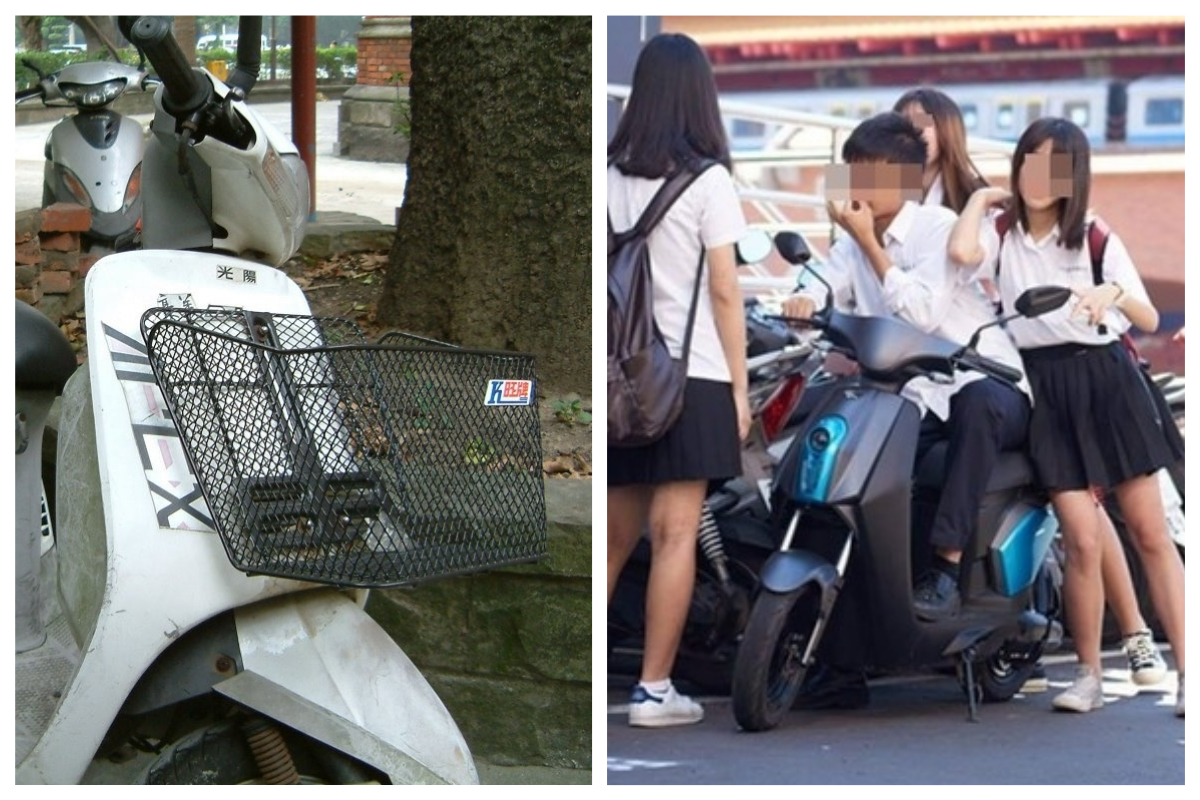 ▲男網友上網詢問：「女生會在意被有菜籃的機車載嗎？」引發網友熱議。（合成圖／翻攝自痞客邦／翻攝自 PTT）