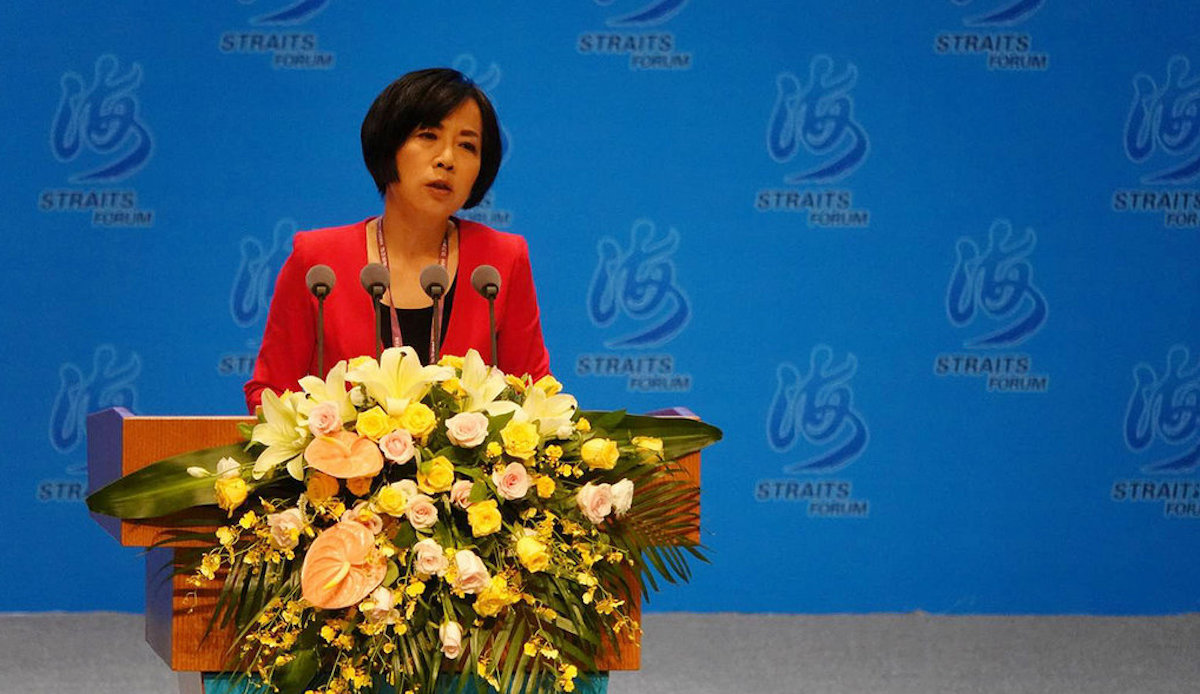 ▲台灣政論節目主持人黃智賢日前在海峽論壇說，大陸提出一國兩制是「對台灣最大的尊重與體貼」。（圖／中央社）