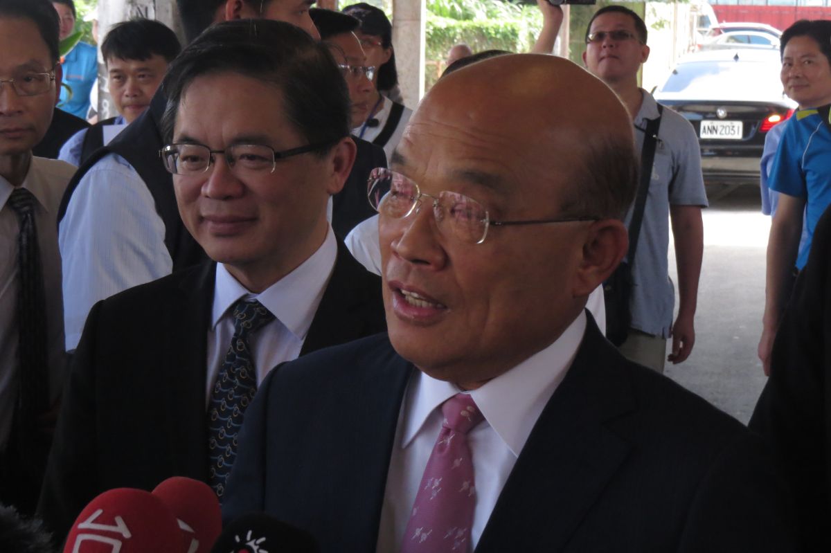 ▲高雄登革熱疫情拉警報，行政院長蘇貞昌批評高雄市長韓國瑜︰「市長他在當，責任我來扛，天底下哪有這麼賴皮的事！」（圖／記者蔡琇惠攝，2019.06.18）