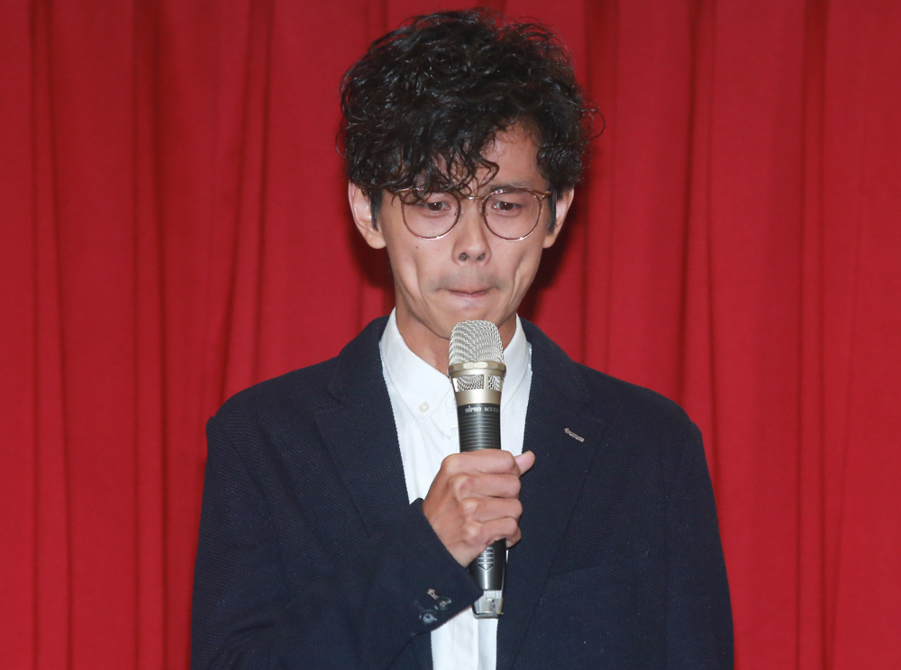 ▲阿翔為婚外情出面開記者會道歉。（圖／記者葉政勳攝 , 2019.06.18）