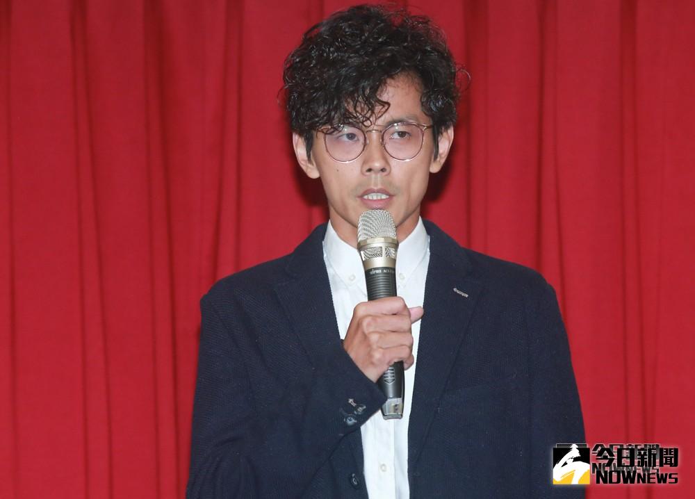 ▲阿翔為婚外情出面開記者會道歉。（圖／記者葉政勳攝 , 2019.06.18）