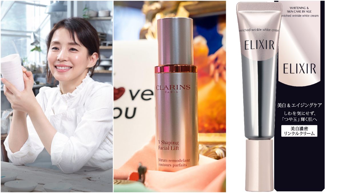 ▲必收的緊緻精華推薦。（圖／克蘭詩、資生堂）