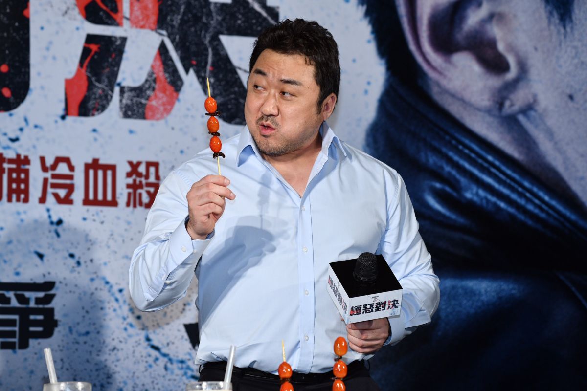 ▲馬東石來台宣傳電影《極惡對決》。（圖／記者林柏年攝, 2019.06.18）