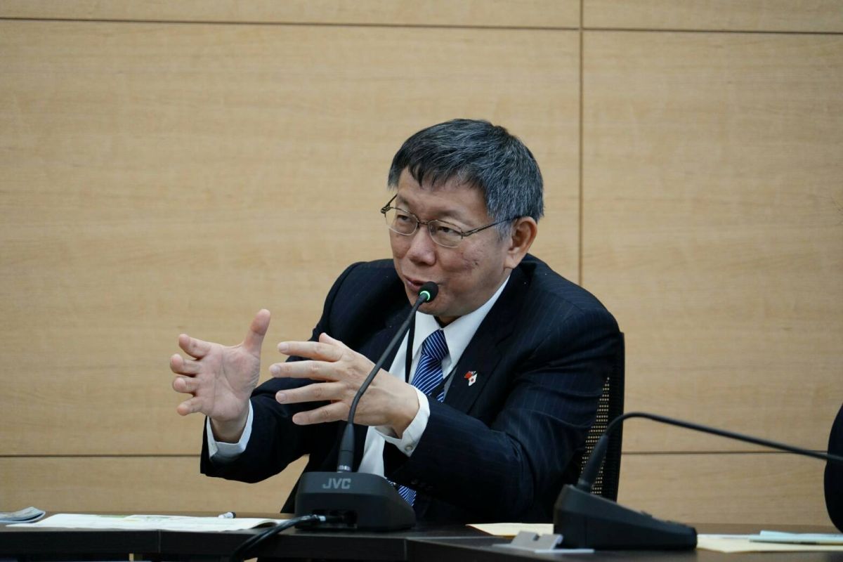 台北市長柯文哲。（圖 / 台北市政府提供）