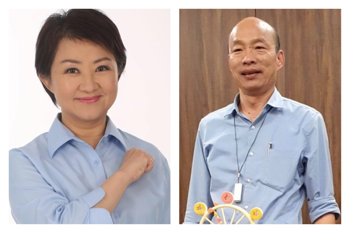 ▲根據新台灣國策智庫最新民調，若去年重新投票，盧秀燕及韓國瑜都將落選。（圖／取自盧秀燕、韓國瑜臉書）